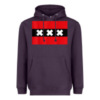 Plum amsterdam flag souvenir heritage travel gift t shirt Heavyweight Hoodie - minhPixels