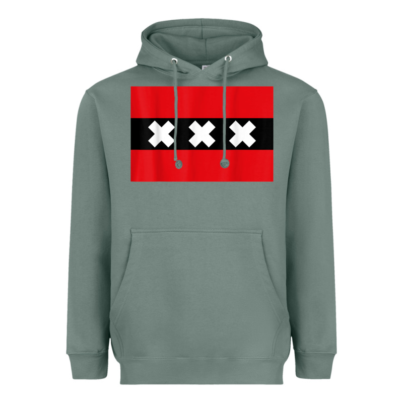 Amsterdam Flag Souvenir Heritage Travel Gift T Shirt Heavyweight Hoodie by minhPixels | Teevron