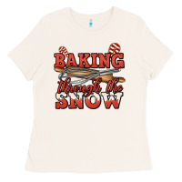 Bone baking through the snow christmas Ladies Tee - Jasminsmagicworld