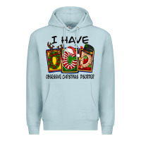 Blue Mist I Have Obsessive Christmas Disorder Premium Hoodie - FaDigitalArtStudio
