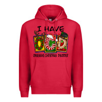 Cardinal I Have Obsessive Christmas Disorder Premium Hoodie - FaDigitalArtStudio