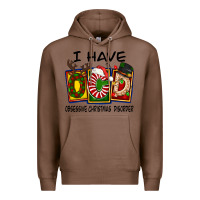 Chestnut I Have Obsessive Christmas Disorder Premium Hoodie - FaDigitalArtStudio