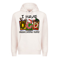 Pale Pink I Have Obsessive Christmas Disorder Premium Hoodie - FaDigitalArtStudio