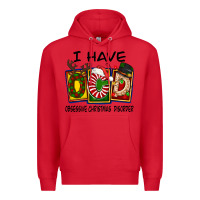 Red I Have Obsessive Christmas Disorder Premium Hoodie - FaDigitalArtStudio