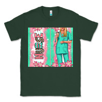 Sports Green nurse  blonde woman Classic Tee - RanaPortraitStore