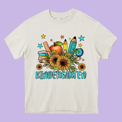 Kindergarten Heavy Core Tee Designed By Jahusdesignshop
