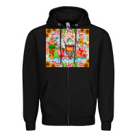 Black christmas coffee class Zipper Hoodie - CowhideDigitalArt