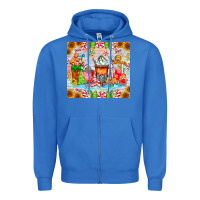 True Royal christmas coffee class Zipper Hoodie - CowhideDigitalArt