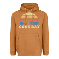 Meerkat Coos Bay Or Vintage Sailboat 70S Throwback Sunset Heavyweight Hoodie - minhPixels