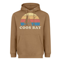 Toasted Coconut Coos Bay Or Vintage Sailboat 70S Throwback Sunset Heavyweight Hoodie - minhPixels