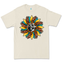 Bone sunflower cowhide leopard Premium Tee - Artiststas