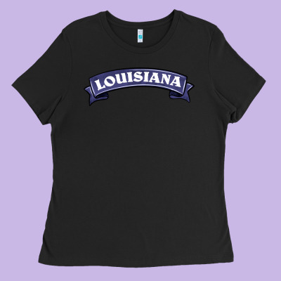 Louisiana Ladies Tee Designed By Barkaloodesign