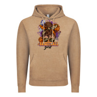 Vintage Coffee Messy bun Basketball girl Vintage Hoodie - HowdyJamesFarm