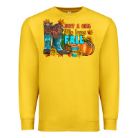 Lemon jusa a girl who loves fall Premium Sweatshirt - Artiststas