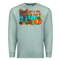 Seafoam jusa a girl who loves fall Premium Sweatshirt - Artiststas
