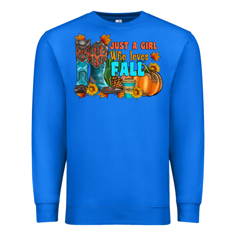 Jusa A Girl Who Loves Fall Premium Sweatshirt by Artiststas | Teevron