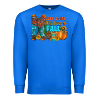True Royal jusa a girl who loves fall Premium Sweatshirt - Artiststas