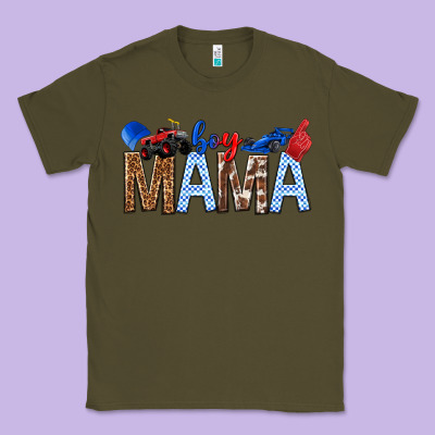 Boy Mama Classic Tee Designed By Texasbilliewilder