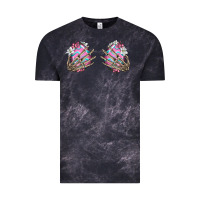 Cloud Black easter hands skeleton Vintage Tee - Jasminsmagicworld