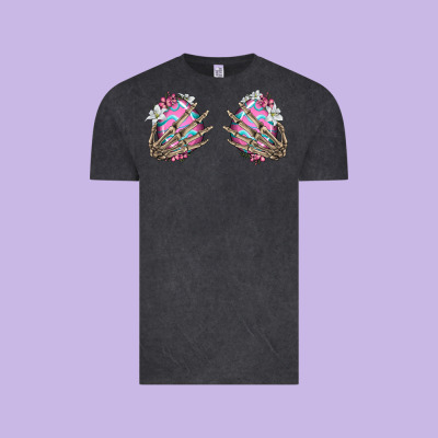 Easter Hands Skeleton Vintage Tee Designed By Jasminsmagicworld