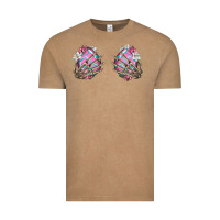 Vintage Coffee easter hands skeleton Vintage Tee - Jasminsmagicworld