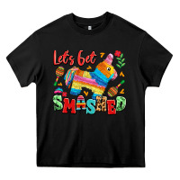 Black let's get smashed Heavy Core Tee - LillyAllenDesigns