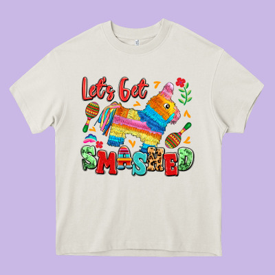 Let's Get Smashed Heavy Core Tee Designed By Lillyallendesigns