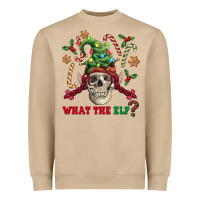 What The Elf Skull Heavyweight Sweatshirt | Teevron