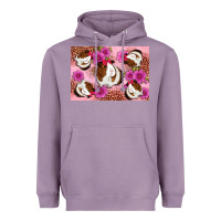 Lavender Guinea pig flowers Heavyweight Hoodie - Artiststas