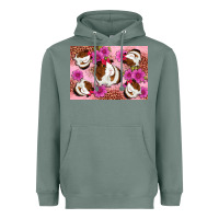 Sage Guinea pig flowers Heavyweight Hoodie - Artiststas