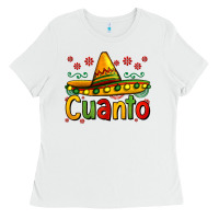White Cuanto my fourth mexican birthday Ladies Tee - Jasminsmagicworld