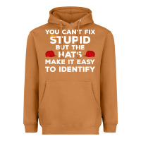 Meerkat You Can'T Fix Stupid But The Hats Make It Easy To Identify Heavyweight Hoodie - minhPixels