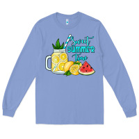 Colony Blue sweet summer time no background Long Sleeve Tee - Jasminsmagicworld