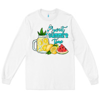 White sweet summer time no background Long Sleeve Tee - Jasminsmagicworld