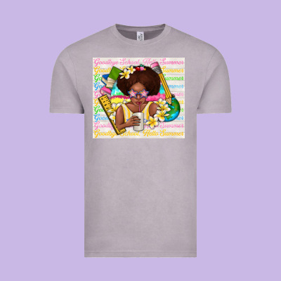 Goodbye School Hello Summer Vintage Tee Designed By Tumblerdesignbyshophia