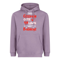 Lavender this georgia cutie loves her bulldogs fun football Heavyweight Hoodie - minhPixels