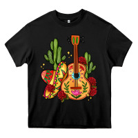 Black mexican guitar Heavy Core Tee - LillyAllenDesigns