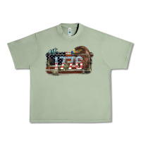 Oil Green Eat. 1776 eagle 4th of july Urban Heavy Tee - HowdyJamesFarm