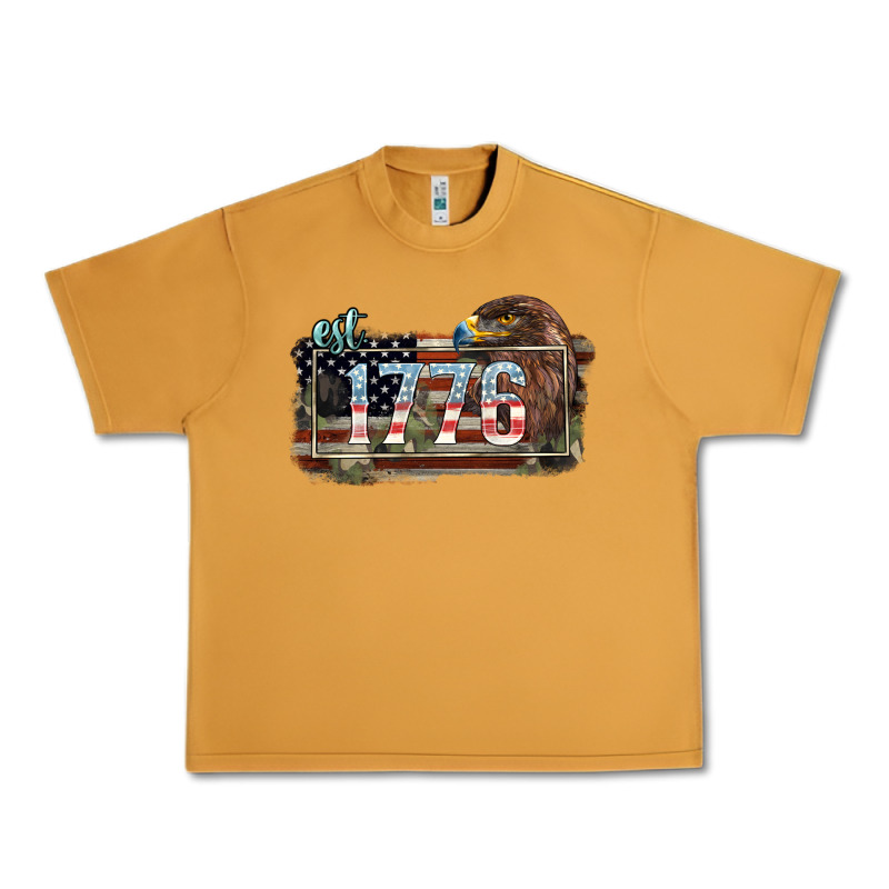 Eat. 1776 Eagle 4th Of July Urban Heavy Tee by HowdyJamesFarm | Teevron