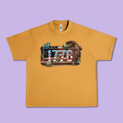 Eat. 1776 Eagle 4th Of July Urban Heavy Tee Designed By Howdyjamesfarm
