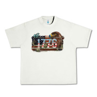 Pistachio Eat. 1776 eagle 4th of july Urban Heavy Tee - HowdyJamesFarm