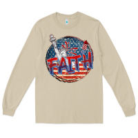 Mushroom faith usa Long Sleeve Tee - CowGirlArtShop