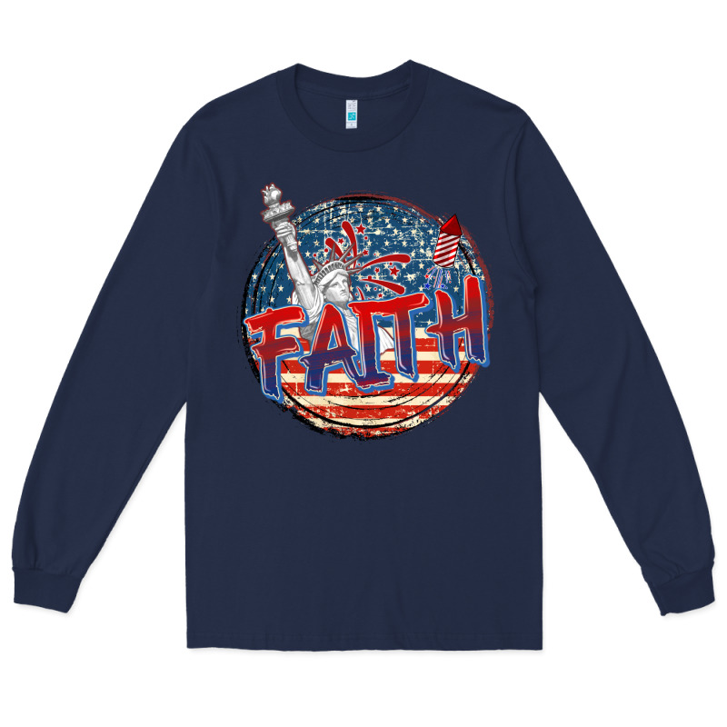 Faith Usa Long Sleeve Tee by CowGirlArtShop | Teevron
