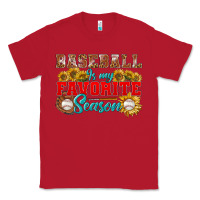 Red Baseball is my favorite season Classic Tee - NancyCooperArtShop