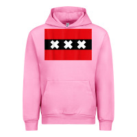Fuchsia Pink amsterdam flag souvenir heritage travel gift t shirt Urban Hoodie - minhPixels