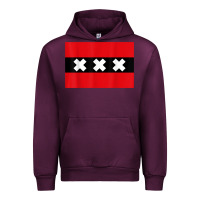 Mauve Wine amsterdam flag souvenir heritage travel gift t shirt Urban Hoodie - minhPixels