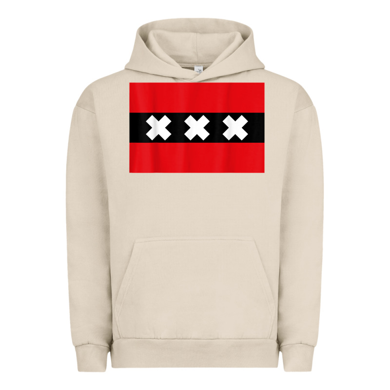 Amsterdam Flag Souvenir Heritage Travel Gift T Shirt Urban Hoodie by minhPixels | Teevron
