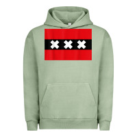 Pigment Oil Green amsterdam flag souvenir heritage travel gift t shirt Urban Hoodie - minhPixels
