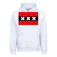 White amsterdam flag souvenir heritage travel gift t shirt Urban Hoodie - minhPixels