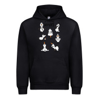 Black Frozen 2 Olaf My Signature Moves Urban Hoodie - minhPixels
